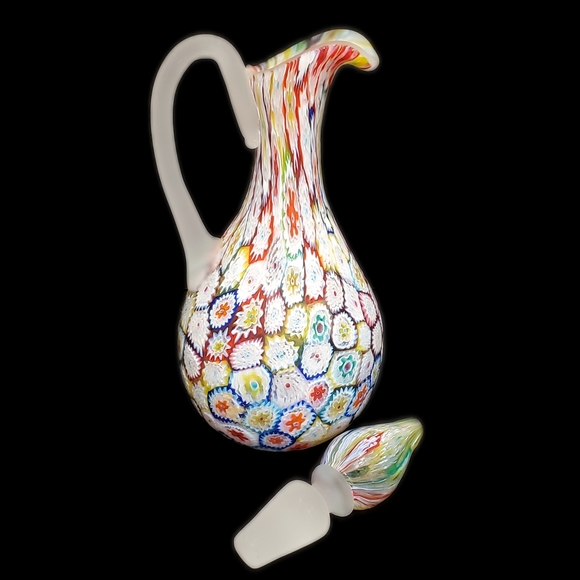 Millefiori Cruet w/Stopper - Picture 2 of 14